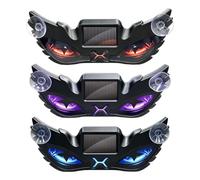 Generico Solar Car Warning Light - LED Eyes | 3-Pack Suction Lamp