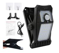 Generico Solar Clip on Lights, Motion Sensor Bright Led, 3 Modes for Landscape Utility, Reliable Detail Feature, Household Utility Category, Outdoor Solar Lights for Terrace Gutter Home Indoor Travel