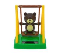 Generico Solar Dashboard Doll - ABS, 3.54x2.56x2.36in Cute Swing Bear