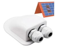 Generico Solar Double Cable Entry Gland - Robust Construction, Weather Resistant Cable, Solar Double Caable Entry Gland | for Caravans, Garages, Sheds, Yachts