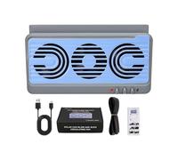 Generico Solar Fan, Portable Window Ventilator, Silent Cooling Fan with Air Purification, Sun-Powered Exhaust System, Compact Circulation Device for Travel, Home, 9.25x5.12x2.17 Inches