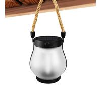 Generico Solar Flame Lights, Flickering Led Garden Lantern, 5.71x4.92x4.92 Inches Solar Powered, Decorative Yard Lamp with Rope, Rechargeable Outdoor Camping Light for Walls and Pathways