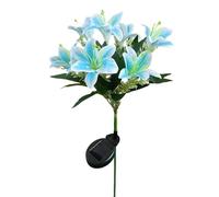 Generico Solar Flower Lights - Outdoor Garden Decorative LED Lighting | Waterproof with Solar Panel and Automatic On/Off, Colorful Bloom Design, Eco Friendly and Energy Saving for Patio