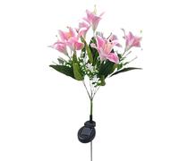 Generico Solar Flower Lights - Outdoor Garden Decorative LED Lighting | Waterproof with Solar Panel and Automatic On/Off, Colorful Bloom Design, Eco Friendly and Energy Saving for Patio