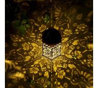 Generico Solar Garden Lantern - Weatherproof LED Lamp, Outdoor Solar Lights for Yard, Energy Saving Decorative Light for Backyard Courtyard Porch Farm Balcony Pathway Walkway Garage Use