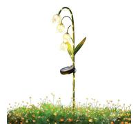 Generico Solar Garden Lights Outdoor - With Stake,Solar Pathway Lights,Automatic Flower Decoration | Garden Light For Porch Yard Lawn Patio Gardens Balcony Terrace Deck