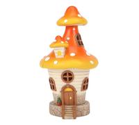 Generico Solar Garden Statue Lights, Resin Mushroom Fairy House, Solar Lantern Outdoor Statues, Solar Garden Lanterns, Fairy House Solar Lights, Outdoor Solar Statues, Solar Light Sensor Statues,