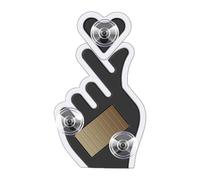 Generico Solar Gesture Car Window Light Vibration Sensor Heart Warning Lamp