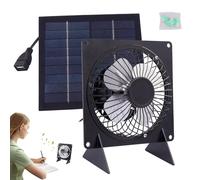 Generico Solar Greenhouse Fan - 5W Solar Panel Ventilation Fan, 6 inch Cooling System | Energy Efficient Śolar Powered F́an, Attic Chicken Coop Pet House Greenhouse Shed Ventilation Accessory