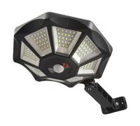 Generico Solar Induction Lamp, Integrated Waterproof 168 LED Light, Remote-Controlled Motion Sensor, Solar Street Light For Garden, Doorway, Yard, 34.5x20cm/13.58x7.87 Inches