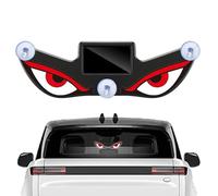 Generico Solar LED Evil Eye Light - Motion Style Decorative Warning Lamp, Waterproof Reflective Design | Car Window Atmosphere Light For Front Rear Glass, Motorcycle, SUV, Camping, Festival Use