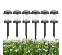 Generico Solar Lights, Outdoor Lamp, Led Stake with 16.14x3.94in Size Set of 6, Yard Decor for Lawn Pathway, Walkway Driveway, Patio Space, Courtyard Garden, Landscape Design, Backyard Area