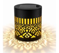 Generico Solar Mandala Projector Light, Decorative Solar Mandala Lights, Seven-Color Changing Mandalas Projection Wall Light for Yard Garden Post Patio Backyard Decor (#2,4pcs)