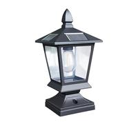 Generico Solar Pole Lights Outdoor - ABS PP, Waterproof Garden Post Lamp Intelligent LED, Decorative Pathway Light | Solar Powered Fence Post Lighting For Yard, Patio, Lawn, Driveway, Porch Use