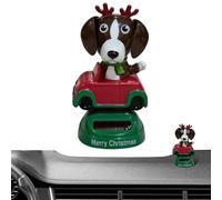 Generico Solar Powered Dog - Heat-Resistant UV Stable Polymer Base, Battery-Free Shaking Head Motion, Dashboard Dancing Pet Figurine, Non-Slip Auto Interior Ornament, Puppy Toy | For All Age
