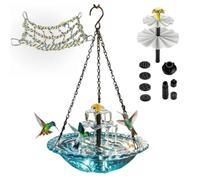 Generico Solar Powered Fountain | Decorative with Pump And Sprayer | Solar Fountain for Bathroom | Attracting And Finches, Outdoor Furniture for Garden Pond (1)