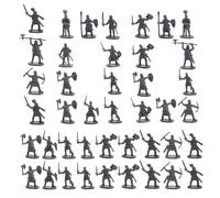 Genérico Soldati giocattolo - figure militari in miniatura con dettagli, statuette antiche giochi da tavolo 100x per decorazione di torte progetti educativi feste per bambini
