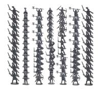 Generico Soldatini per ragazzi, figure di soldati giocattolo | Miniature Statue antiche modello 100x Set da gioco per progetti educativi Finta