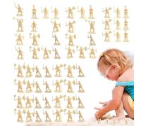 Generico Soldatini, Soldati Pose Assortite Action Figures, Miniature Statue Antiche Modello 100x Playset per Progetti Educativi Finta
