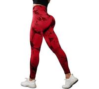 Generico Solenao Leggins Donna Anticellulite a Vita Alta, Leggings Donna Push Up Fitta Bella Pantaloni Sportivi Tessuto Opaco Calzamaglia Elastica per Yoga Jogging Palestra