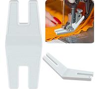 Generico Soletta Jeans Strumento per Piedino Premistoffa per Macchina da Cucire Cuciture Spesse Ingombranti Piedino in Plastica Guida per Cucitura Accessori per Il Cucito per Ricamo | 2 Pezzi