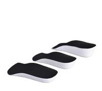 Generico Solette For Aumento Altezza Ammortizzanti Ortopediche per scarpe(2-Black,1.5CM)