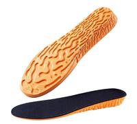 Generico Solette invisibili for aumento altezza da 1,5 a 3, cm, arancioni, in memory foam, traspiranti e comode per scarpe(Boost2.5cm,EU35-36(230mm))