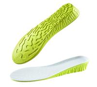 Generico Solette invisibili for aumento altezza da 1,5 a 3, cm, arancioni, in memory foam, traspiranti e comode per scarpe(Green 1.5cm,EU41-42(260mm))