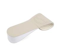 Generico Solette invisibili unisex for aumento altezza con doppia suola in pelle per scarpe(2.5 cm,Size 35-36)