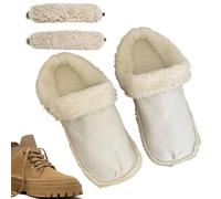 Generico Solette,Solette in Pile con, Pantofola Unisex Morbide Per Interni Camminata Quotidiana Escursionismo Inverno | Comfort Piede Freddo Casa Clima Freddo