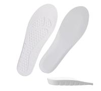 Generico Solette sportive con aumento di altezza 1,5/2,5/3,5 cm Soletta in memory foam for piedi uomo donna per scarpe(White - 1.5cm,EU 43-44)