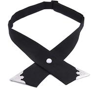 Generico Solid Criss-Cross School Uniform Pre-Leed Papillon Regolabile Criss-Cross Uniform Tie per Donne Ragazze uominiProfessionale e alla Moda