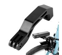 Generico Soporte Linterna Bicicleta, Abrazadera Antigolpes Plegable para Horquilla, Sujeta Luz Delantera para Ciclismo Nocturno, Accesorio Bici para Niños Y Adultos Hombres Mujeres