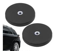 Generico Soportes Luz Capó - Fijación Magnética para Vehículos | NdFeB Potente con Roscado Interno, Base Montaje para Focos, Sujetador Barras Techo, Kit Iluminación para Todocaminos