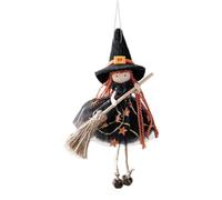 Generico Sorcière de Cuisine Faite Main - Figurine Décorative Halloween avec Détails Effrayants | Pendentif Sorcière Ornemental Suspendu pour Fête, Fenêtre, Mur, Jardin ou Intérieur Maison