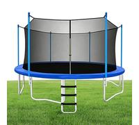 Generico Sostituzione Rete Trampolino | Custodia di Sicurezza con Rotondo con Cinghie Regolabili | Rete per Trampolino Leggera dal Design Resistente agli, per Giochi All'aperto, Cortile, C