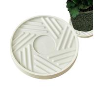 Generico Sottovaso con Ruote - PP 31.5x31.5x5cm | Supporto Piante Girevole Base Mobile Robusta con 4 Rotelle Carrello per Vasi Grandi Interno Esterno Trasporto Oggetti Pesanti