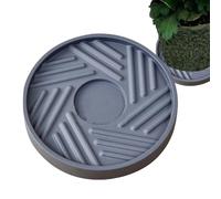 Generico Sottovaso con Ruote - PP 31.5x31.5x5cm | Supporto Piante Girevole Base Mobile Robusta con 4 Rotelle Carrello per Vasi Grandi Interno Esterno Trasporto Oggetti Pesanti