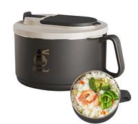 Generico Soup Bowl - 1650ml Large Capacity Anti-Scalding Handle Noodle Bowl, Salad Container | Lunch Fruit Salad Home Office School Apartment Dorm Picnic Camping For Ramen Microwaveable Meal Prep