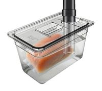 Generico Sous Vide Container, Water Tank, Cooking Bucket, Transparent Airtight Sealed Box, Heat-Resistant Circulation Bin with Lid for Kitchen Family Restaurant Food Truck Rental Property Use