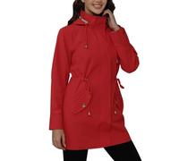 Generico Sovrapantaloni Impermeabili Pile Invernale Rain Blu Lungo Giacche Donna Outdoor Giacca per La Pioggia Donna Militare Primaverile Impermeabili Giacca Mantella Antipioggia Moto S