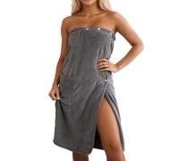 Generico Spa Body Wrap, Quick Dry Portable Spa Robe, Soft Absorbent Wrap Towel with Adjustable Closure, Lightweight Design for Gym, Hotel, Vacation, Travel, Swimming, Honeymoon