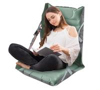 Generico Space-saving Inflatable Ground Chair Cushion For Camping Fishing Travel Backpacking Beach Stadium | Inflatable Folding Seat | Inflating Camping Seats |