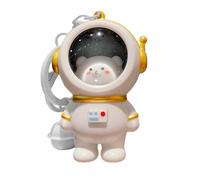 Generico Spacemans Light Up Bear Keychain, Cute Astronaut Pendant for