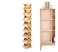 Generico Spaciatura alta - Dormitory a 9 strati Abs Abs Small Shoes Cabinet, scarpone Smal | Rack per scarpe pieghevoli - Ideale per piccoli spazi, come appartamenti, e armadi