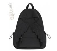 Generico Spacious Angel Wing Travel Backpack for Women,Large Capacity Cute Daypack with Wings,Sweet Fun Novelty Nylon Rucksack