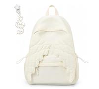 Generico Spacious Angel Wing Travel Backpack for Women,Large Capacity Cute Daypack with Wings,Sweet Fun Novelty Nylon Rucksack