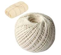 Generico Spago da Macellaio - Corda di Spago di Cotone da 85 M | Corda da Cucina Artigianale in Cotone Resistente E Resistente, per Arrostire Il, Avvolgere, Giardinaggio, Lavorare A Maglia,