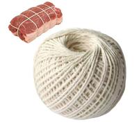 Generico Spago in Cotone,Resistente per Lavori Pesanti 85m in Cotone - Spago per Legare Carne, Cucina E Artigianato | per Avvolgere, Salsicce, E Giardinaggio, Uncinetto, Maglia E Fai-da-Te