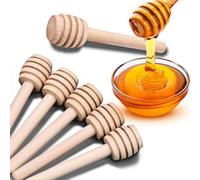 Generico Spargimiele in Legno, Cucchiaini, Bastoncini, Miele. Formato da 11 cm, Vari Stock in Convenienza Che rispetta l'Ambiente. Ideali Anche Come bomboniera spargimiele (48 Pezzi)